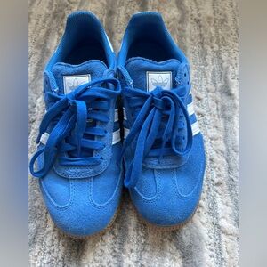 Adidas Blue Suede Sneakers